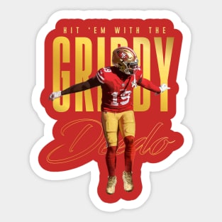 Deebo Samuel Griddy Sticker